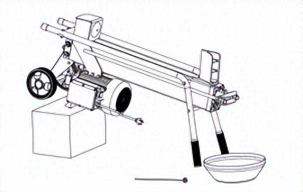 WP-8单手卧式劈柴机（劈木机）使用方法及注意事项