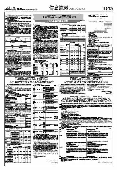 上海菲林格尔木业股份有限公司关于修改公司名称、经营范围及章程并办理工商变更登记的公告